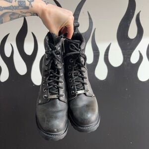 Harley-Davidson Women's Black Stealth Riding Boots